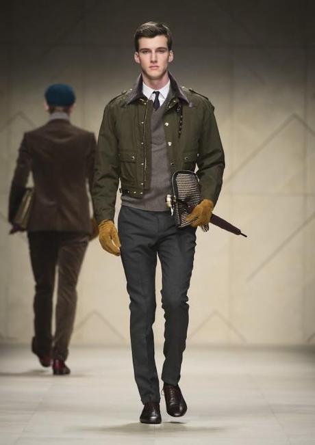 burberry prorsum aw12 menswear collection look 22 494x700 Burberry Prorsum, Automne Hiver 2012