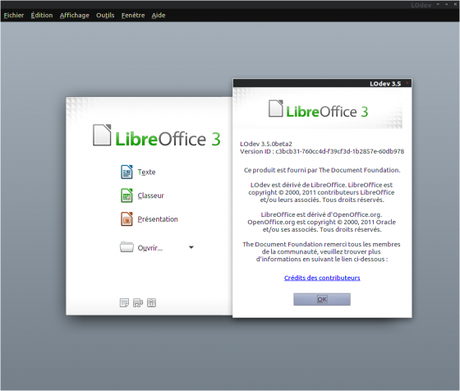 Installer LibreOffice 3.5.0 Beta 2 sur Ubuntu 11.10