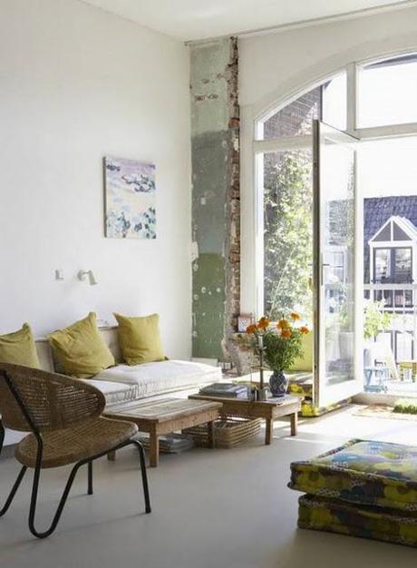 Sympa le petit côté Marocain de ce Loft !