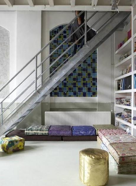 Sympa le petit côté Marocain de ce Loft !