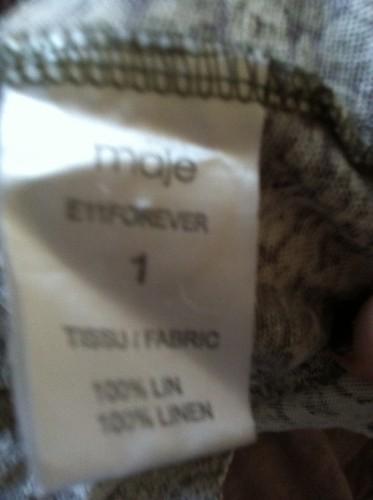 Mode in France maje,sandro,h&m,zara,journalisme,investigation,nationalisme,souverainisme,triple a,crise économique,désindustrialisation,france,protectionnisme,isabel marant,confection,textile,entreprise