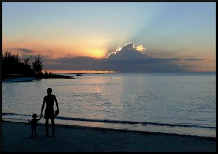 coucher de soleil mauricien