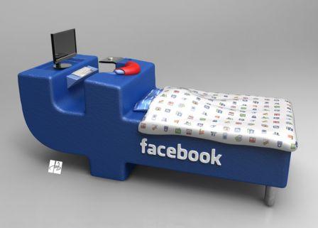 Le lit Facebook