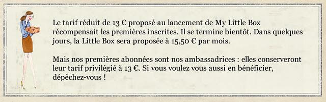 My Little box - Offre de lancement