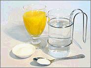 Réhydratation et alimentation en cas de gastroentérites