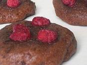 Cookies chocolat, pépites chocolat framboises