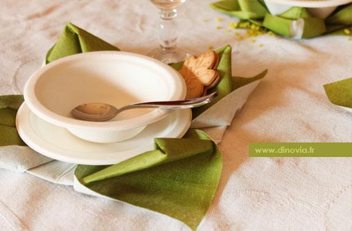 décoration de table nature