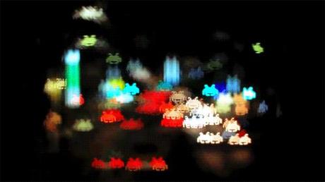 Gif Tokyo Note [Photo] Des spaces invaders en ville de nuit