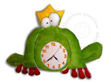 horloge-grenouille-couronne
