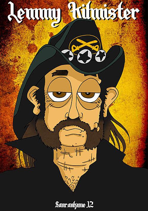 Caricature Lemmy Kilmister