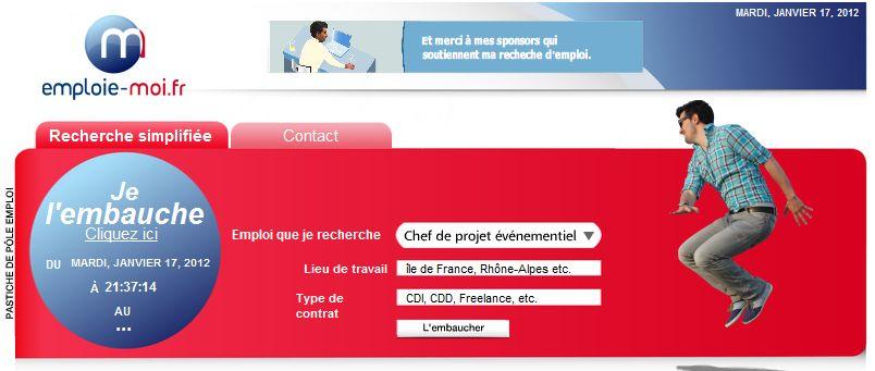 emploie-moi.fr, le site parodique du pôle emploi