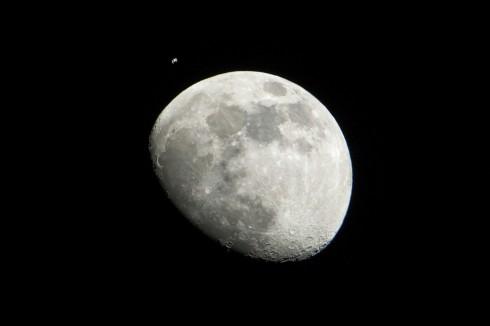 [Image du jour] : La Lune et ISS en duo