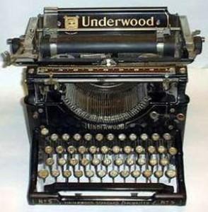 La love story entre auteurs… et machines à écrire