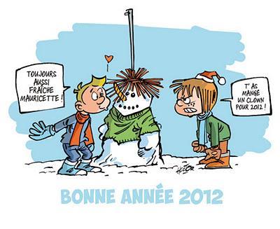 Les auteurs de BD présentent les voeux 2012 ! (suite) Les auteurs de BD présentent les voeux 2012 ! (suite)