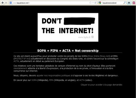 SOPA et PIPA, ou la Hadopi américaine