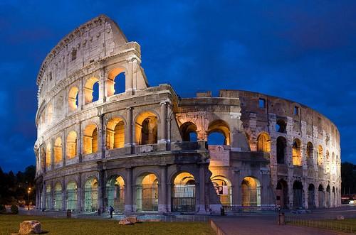 Les monuments antiques de Rome, en Italie