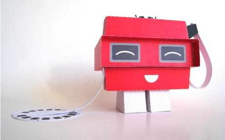Papertoys ‘Bright Red 1 et 2′