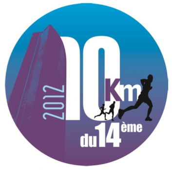10km du 14ème - Logo Course : 10km du 14ème – 22/01/12 – Paris
