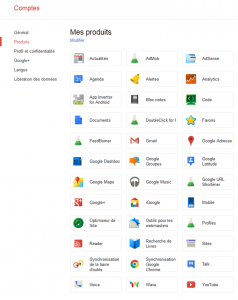 Google Plus, nouvelle page de gestion de compte