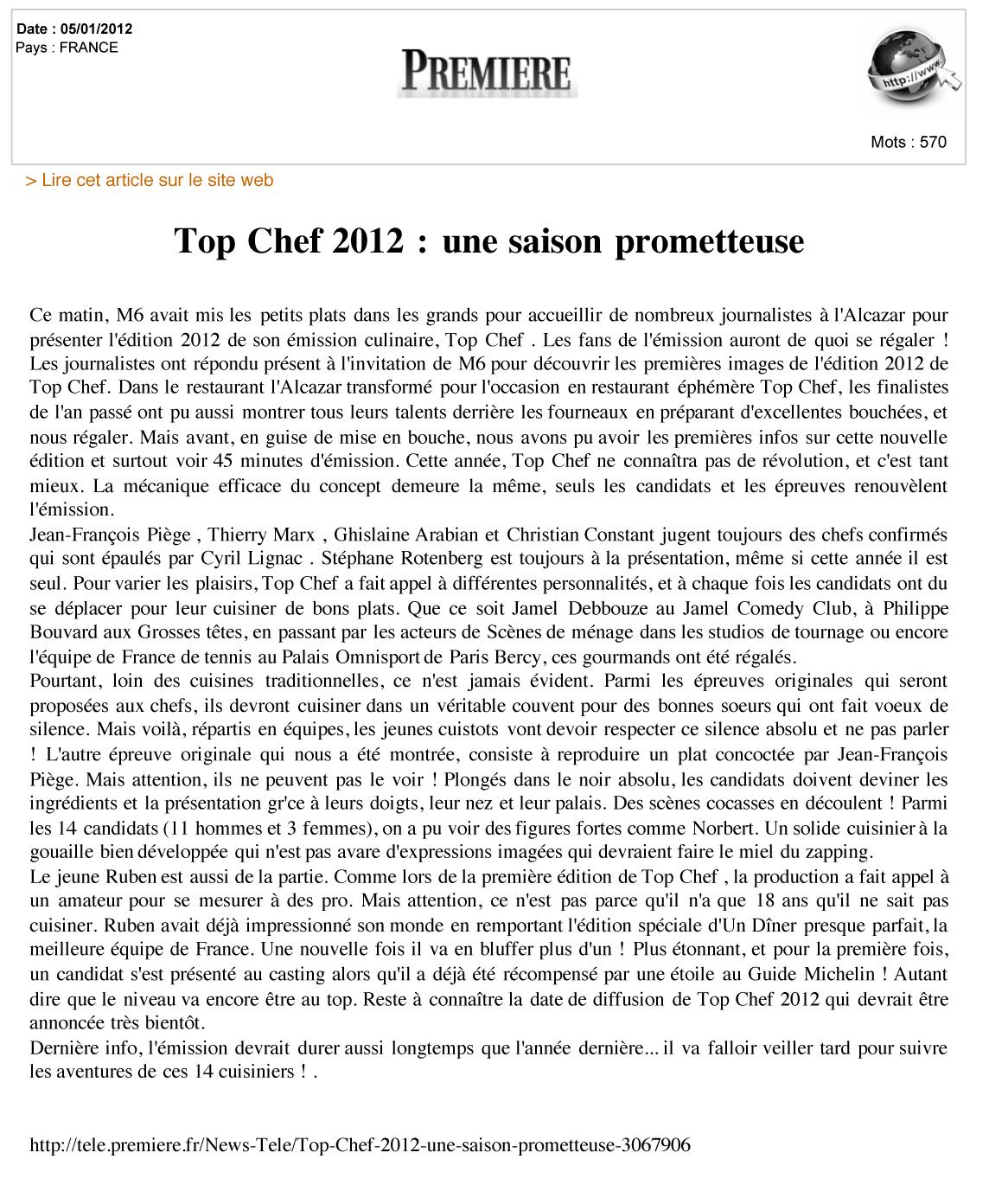 Une saison Prometteuse