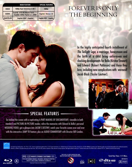 Plus d'infos sur le contenu des DVD/Blu-Ray américains/italien