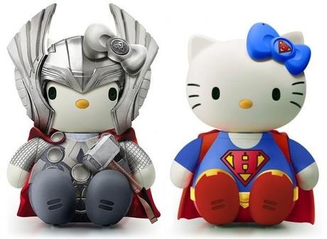 hello kitty thor superman gnd geek Lunivers Hello kitty, revisité divers geek gnd geekndev