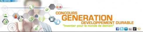8e édition du concours  Génération Développement Durable « Inventer pour le monde de demain »