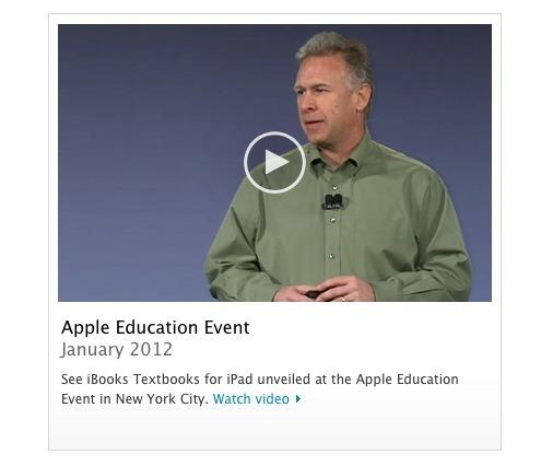 [Vidéo] Keynote: Apple Education Event...
