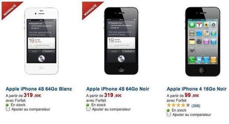 SFR ''solde'' tous les modèles iPhone (-30€)...