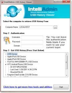 Historique des clefs USB sur un PC