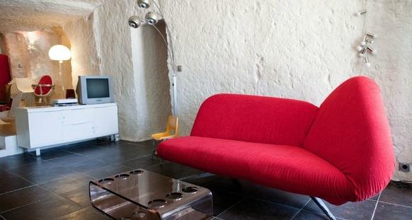 Un gite troglodyte très très déco