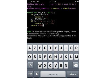 App Store: Un éditeur avec des commandes c’est Vim