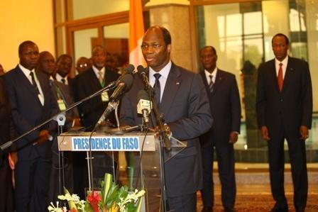 Dominique Ouattara Burkina Faso Afrique
