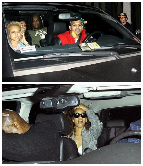 Rihanna et Chris Brown aperçus dans la même boite de nuit... Ba voyons !