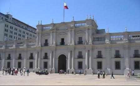 le palais de la Moneda au Chili