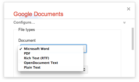google takeout 1 Google Documents: exportez vos documents en utilisant Takeout