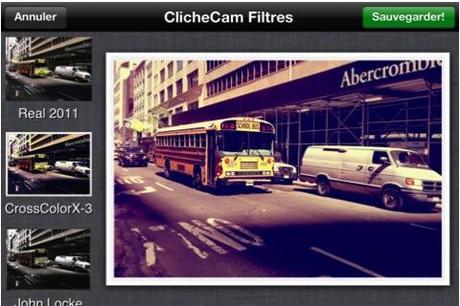 screen capture 2 ClicheCam, lapplication appareil photo argentique