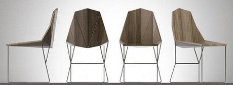Collection TISA chaise et table par Branko Matic