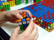 mosaïques avec rubik's cubes