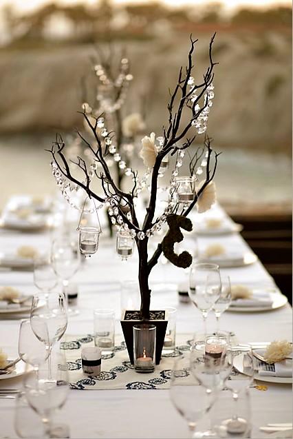 Décoration de table originale pour mariage: détails