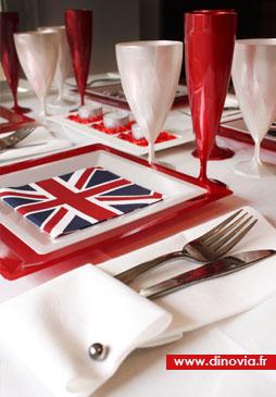 décoration de table british