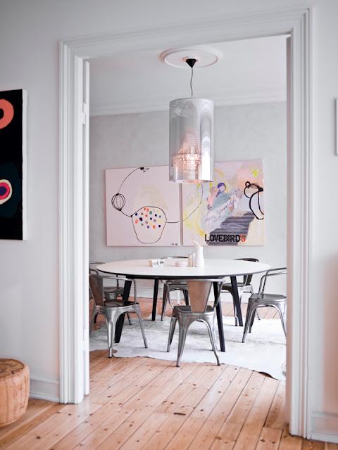 Une touche de pastel