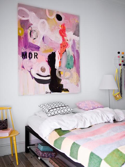 Une touche de pastel