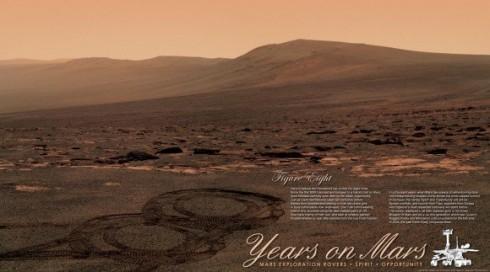 [Image du jour] : Opportunity, huit ans sur Mars