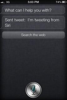 Sireet, un Tweaks qui Tweet' via Siri sur iPhone 4S...