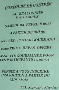 Distractions fin janvier et février