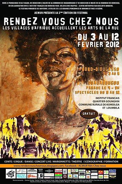 AFFICHE festival de Rue de Ouagadougou