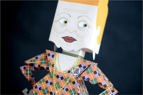 Vivienne Westwood en papertoy