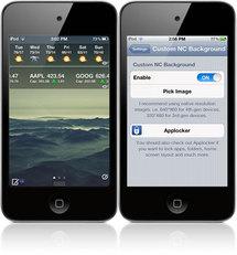 CustomNCBackground, pour personnaliser le fond du centre de notifications sur iPhone...