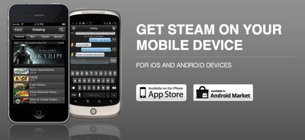 steam ios android 600x276 Steam s’invite sous iOS et Android